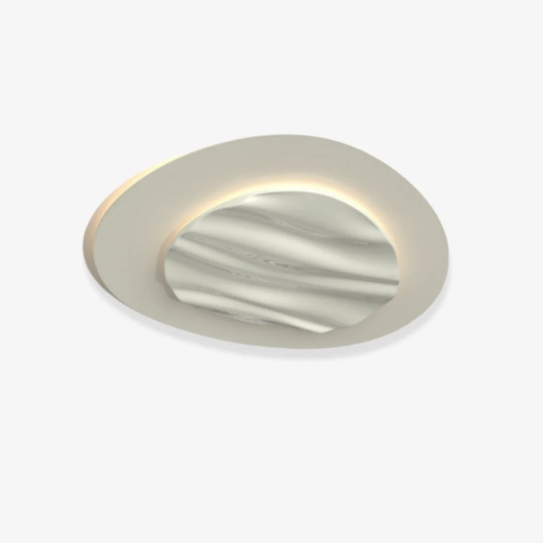 Consistent Eenvoudige Wave-plafondlamp Fine Crafted