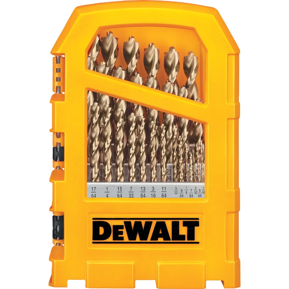 Flexible DeWalt 29-Piece Gold Ferrous Pilot Point Drill Bit Set 1 16 In. thru 9 32 In. Smooth