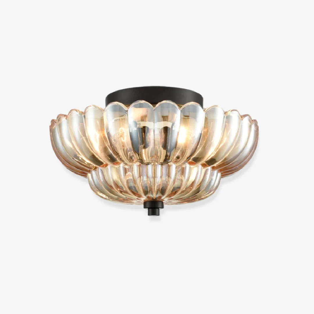 Advanced Glazen plafondlamp met dubbele paraplu Sustainable