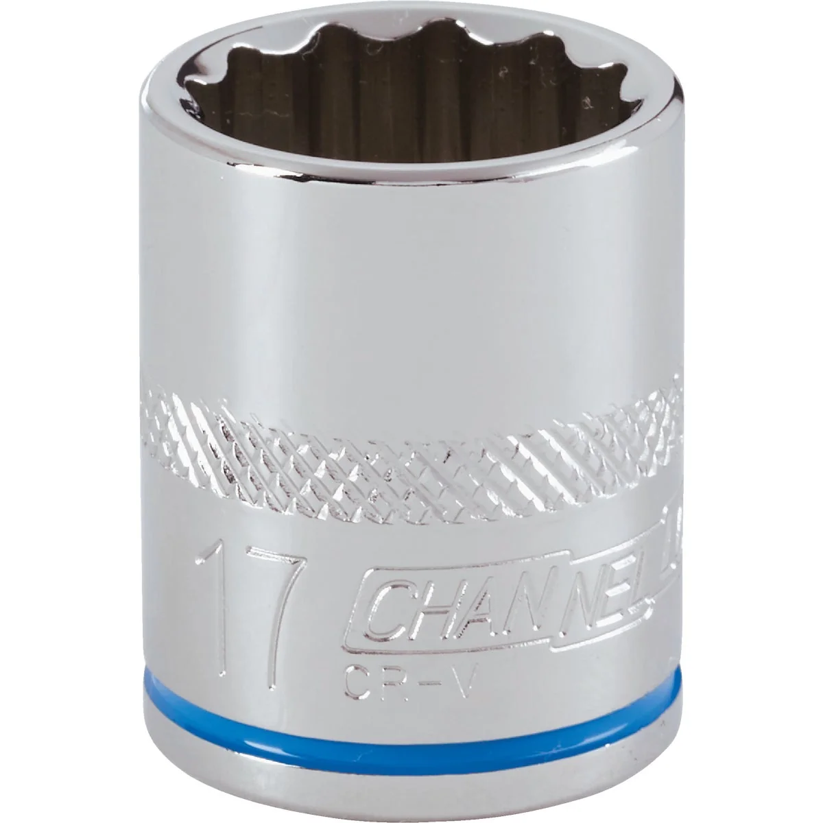 Original Design Channellock 3 8 In. Drive 17 mm 12-Point Shallow Metric Socket Certified