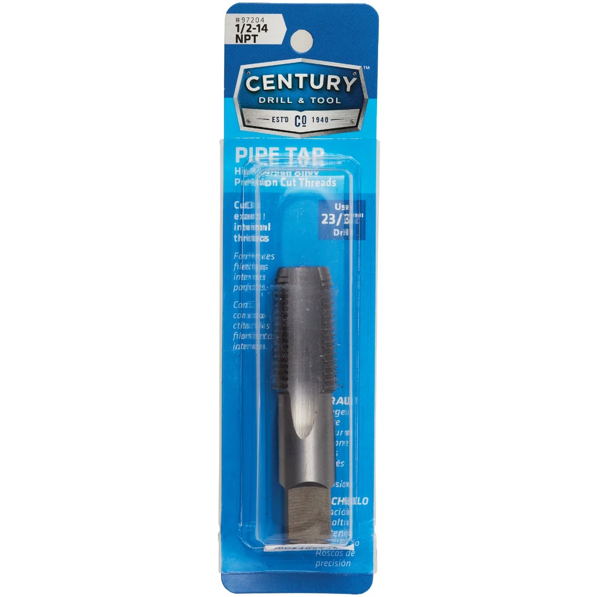 Trendy Century Drill Tool 1 2-14 NPT National Pipe Thread Tap Secure