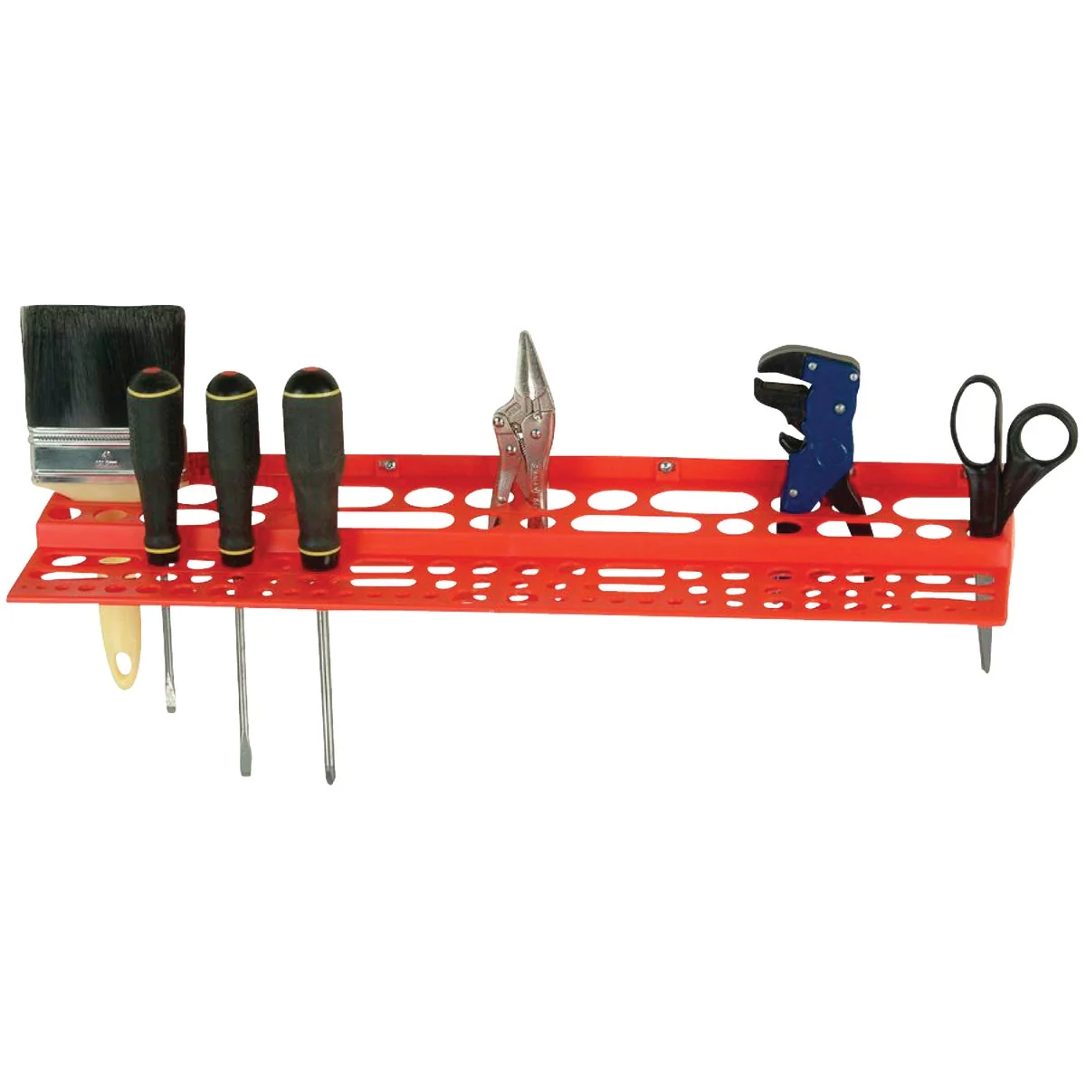 Proven Quantum Storage Red Polypropylene Tool Rack Enhanced
