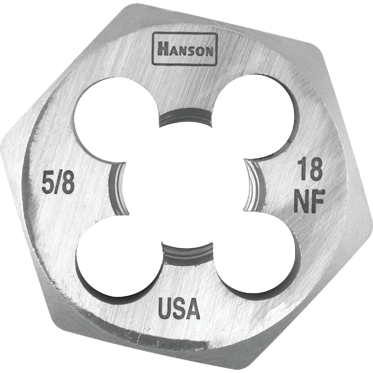 Clean Century Drill Tool 5 8-18 National Fine 1-7 16 In. Across Flats Fractional Hexagon Die Detailed