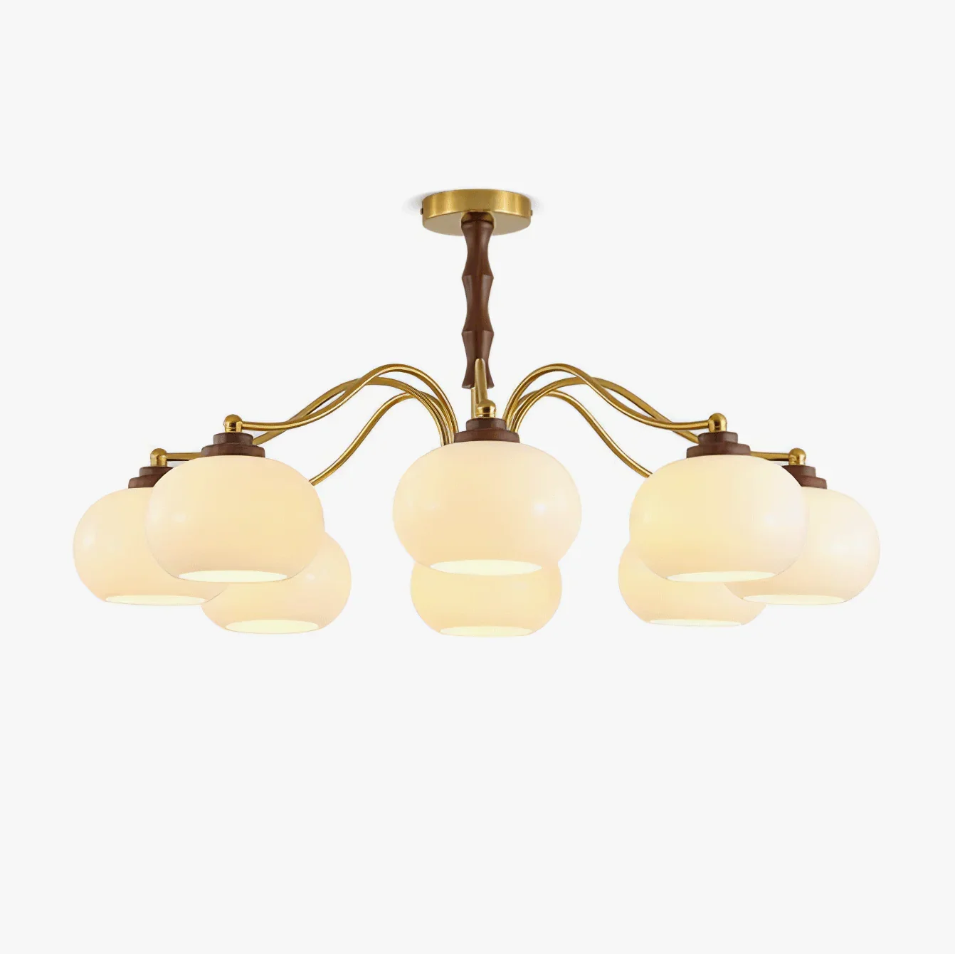 Effective Art Deco Persimmon kroonluchter Superior