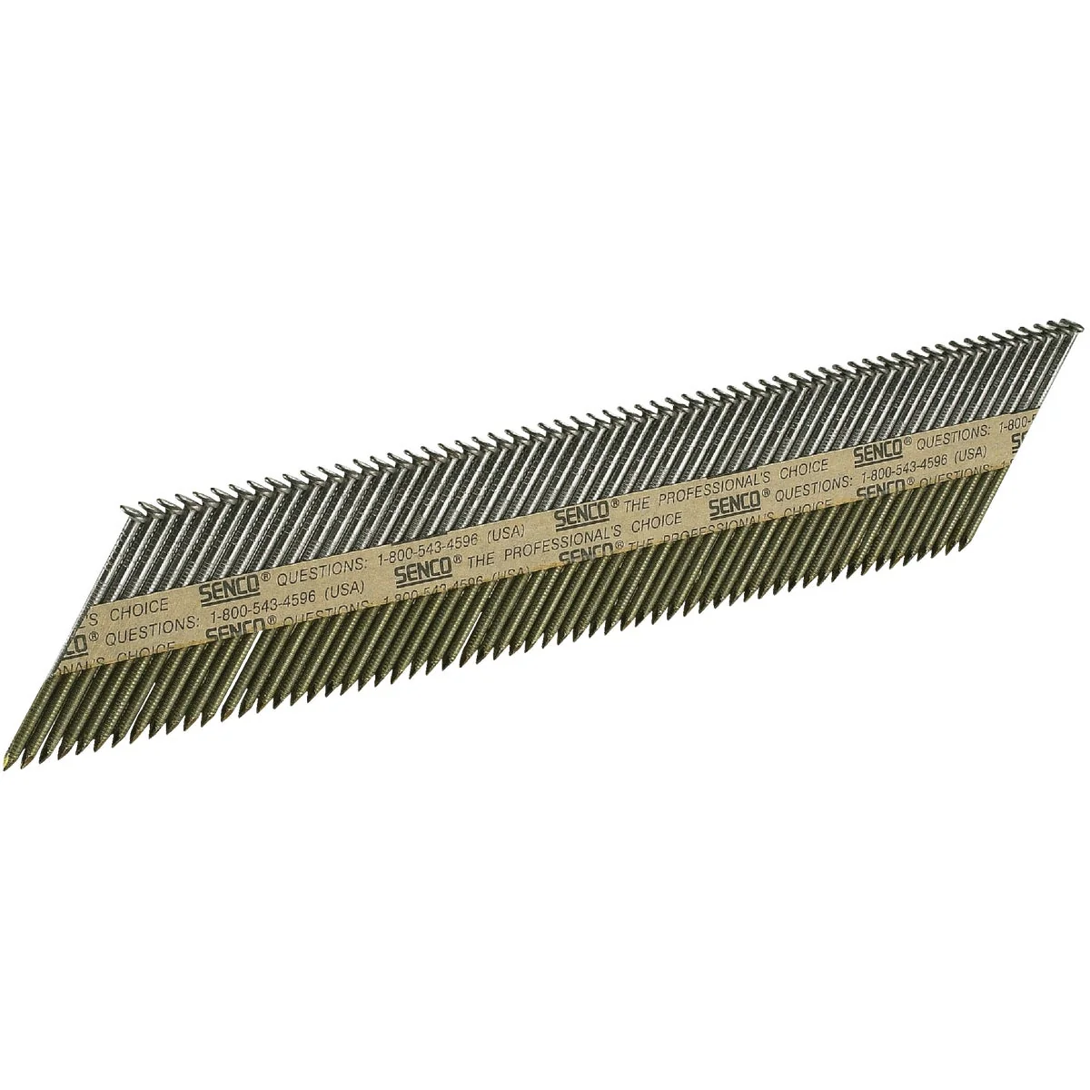 Trendy Senco ProHead 34 Degree Paper Tape Hot-Dipped Galvanized Clipped Head Framing Stick Nail 3 In. x .120 In. 2500 Ct. Quality