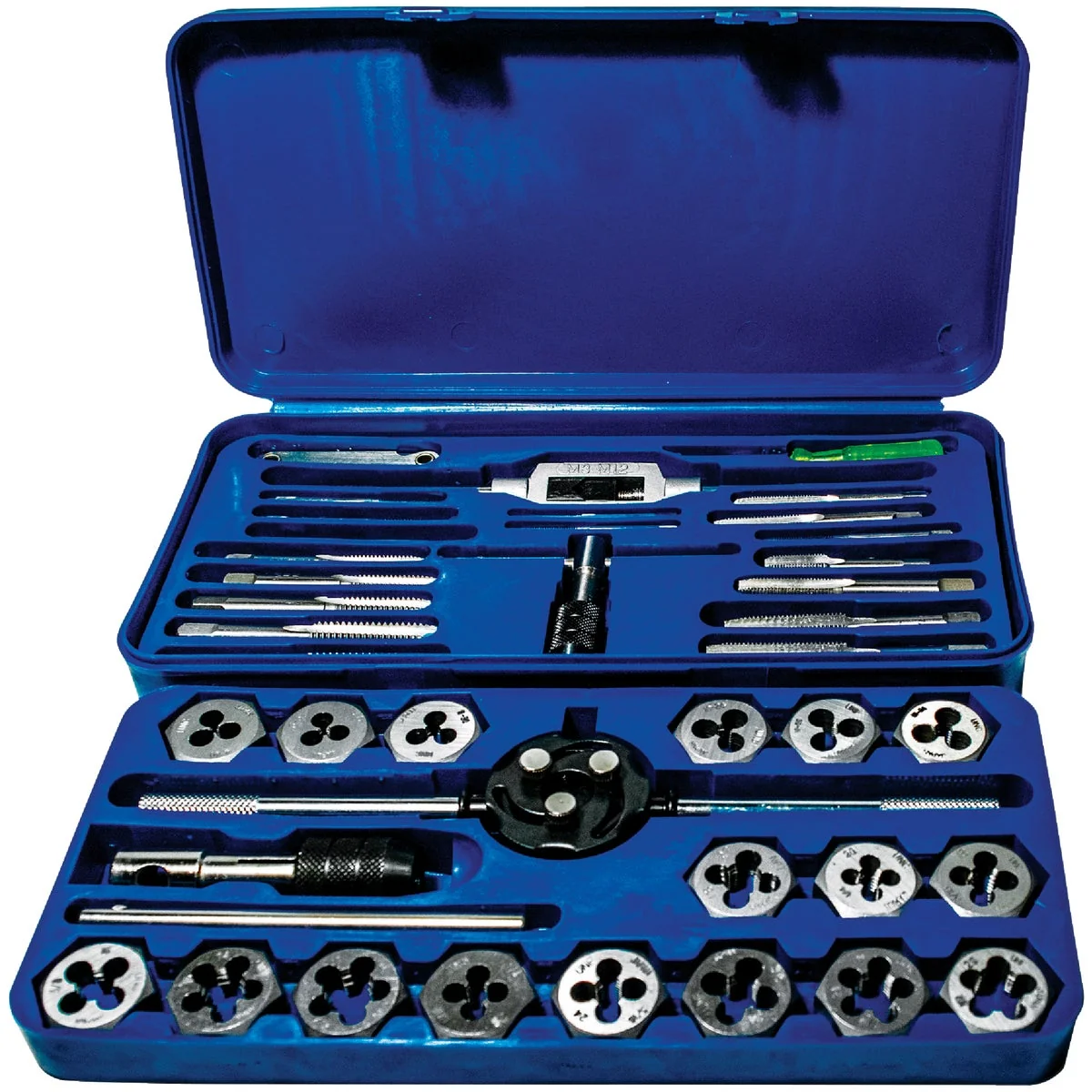 Official Century Drill Tool Tap and Die Fractional Set 40-Piece Eco-Friendly