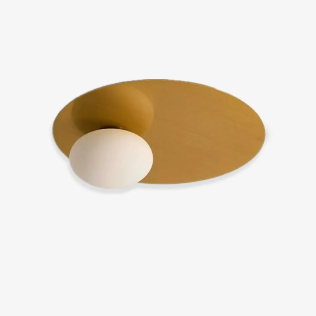 Comfortable Eenvoudige ovale plafondlamp Traditional