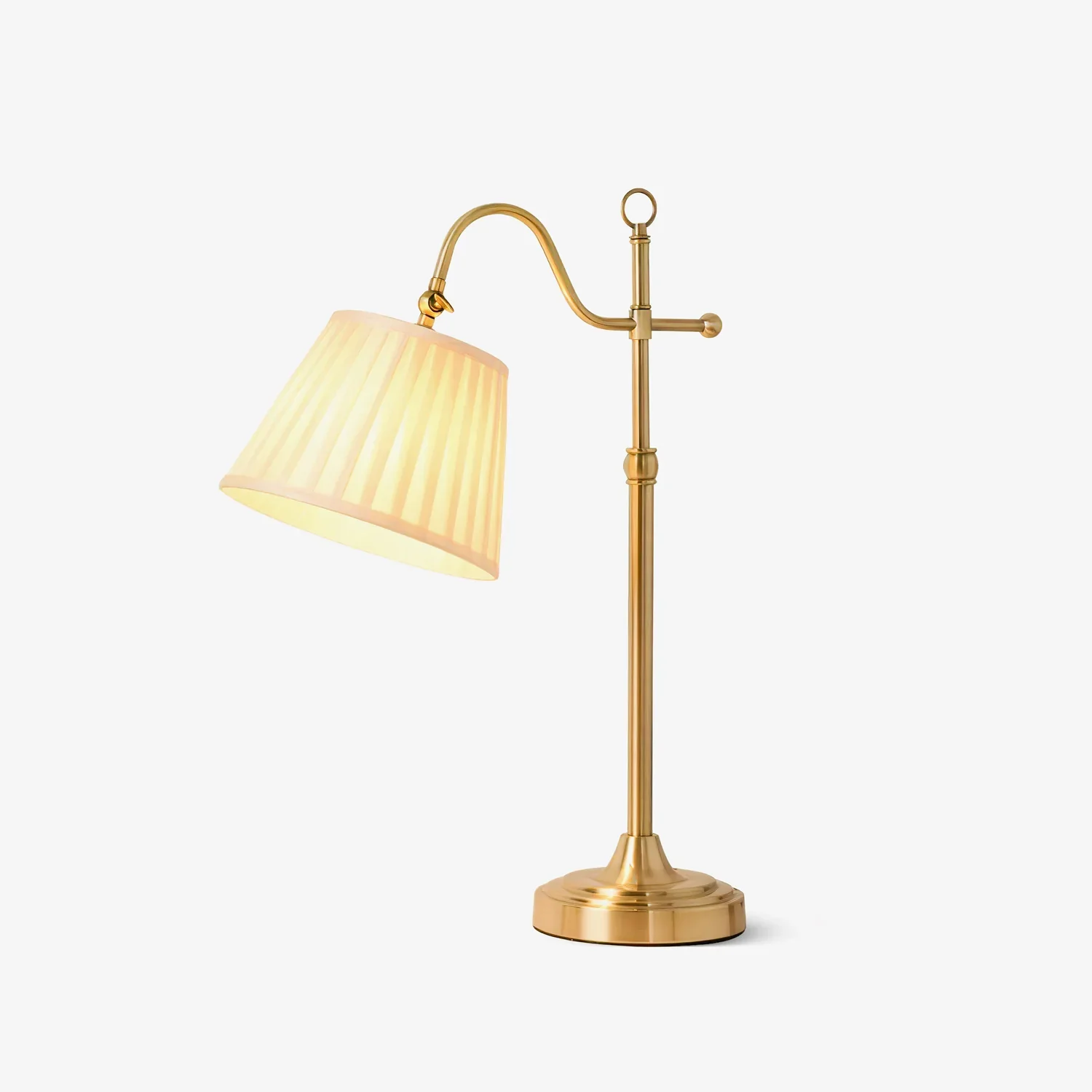 Functional Franse geplooide schaduw tafellamp Sustainable