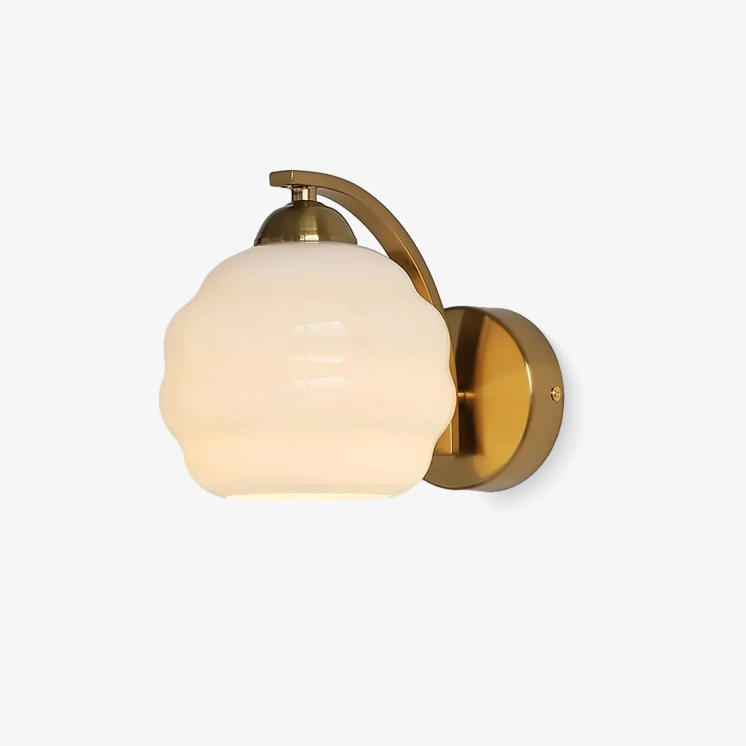 Smooth Art Retro Crème Wandlamp Pure