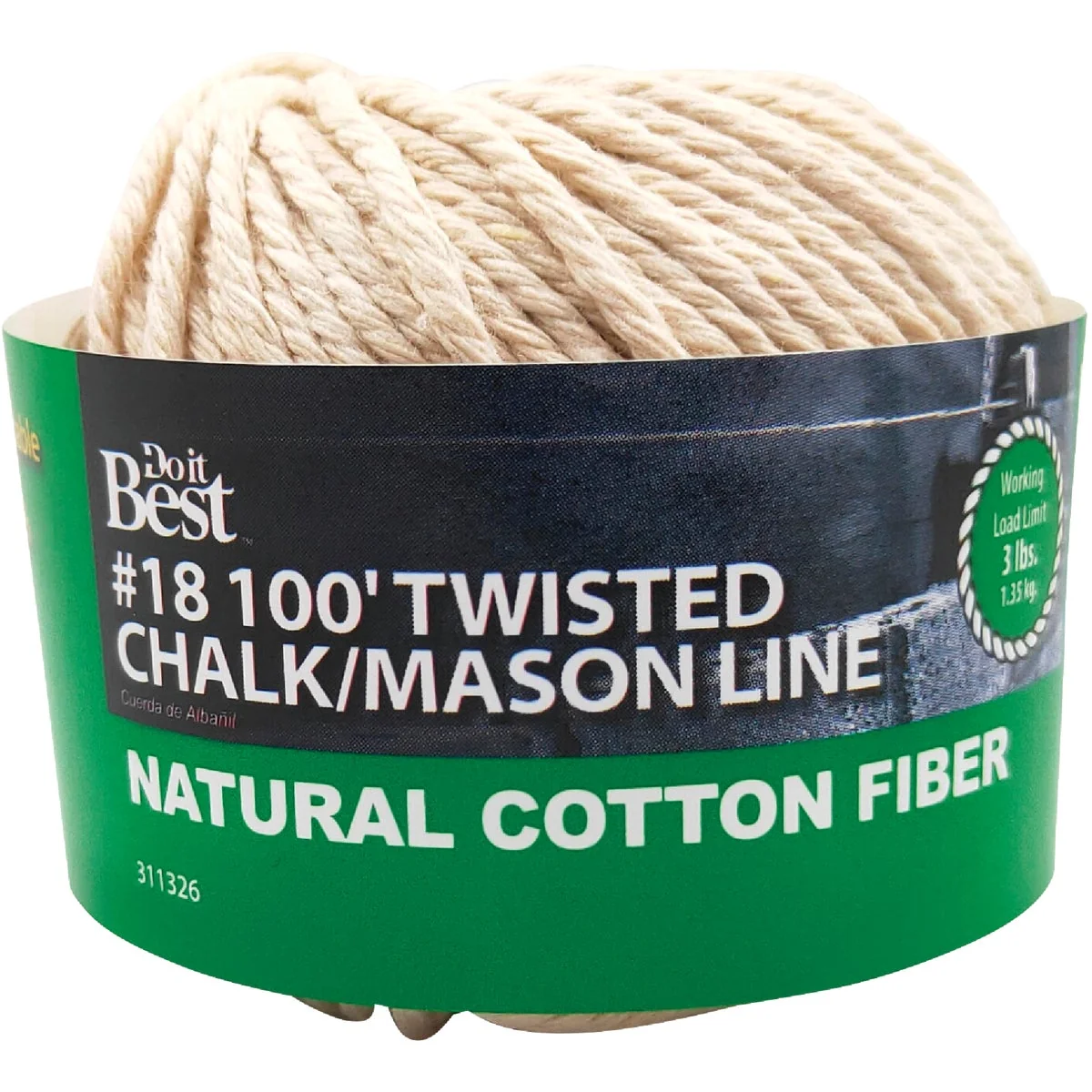 Luxury Do it 100 Ft. Twisted Cotton Chalk Line Dependable