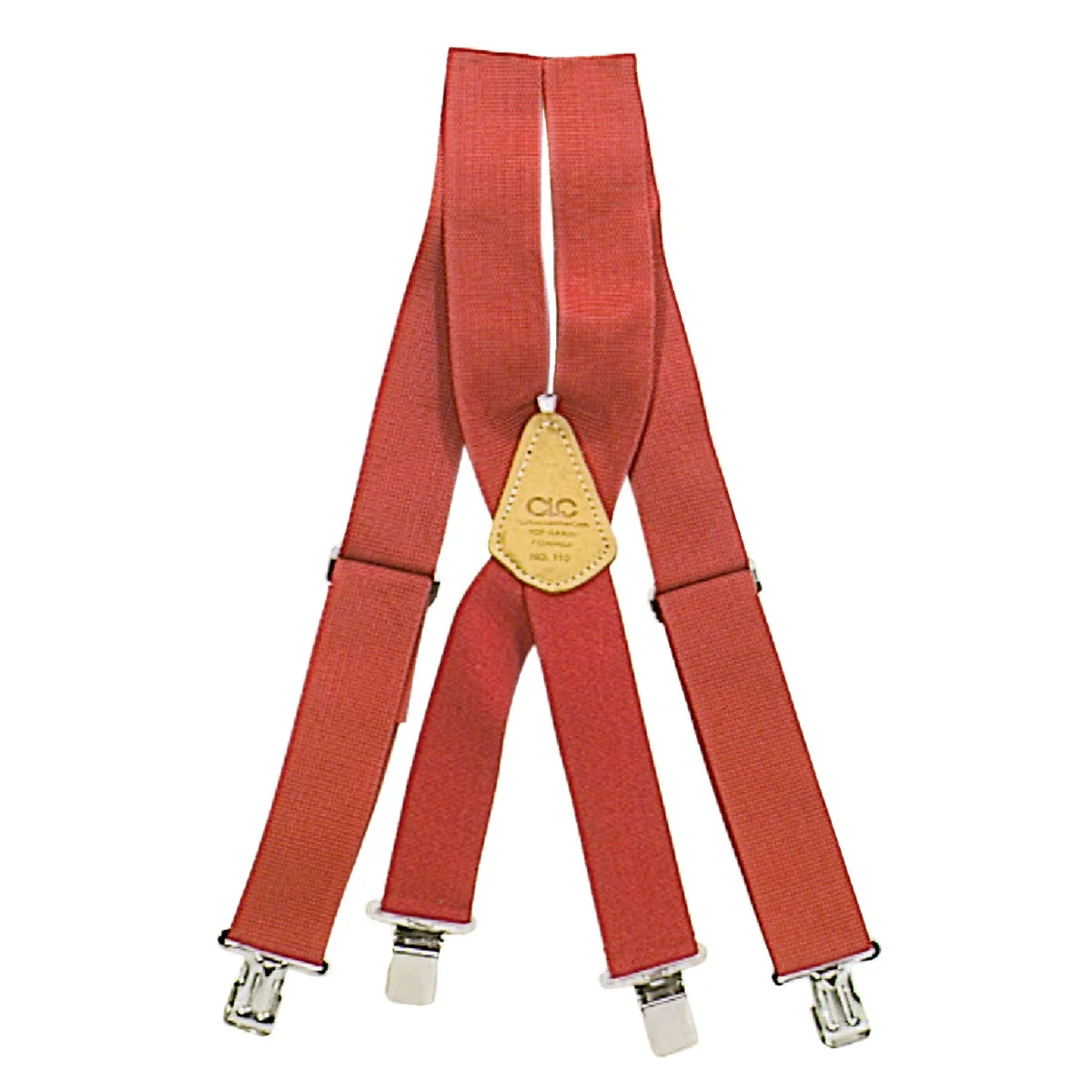 Eco-Friendly Custom Leathercraft Red Work Suspenders First-Class