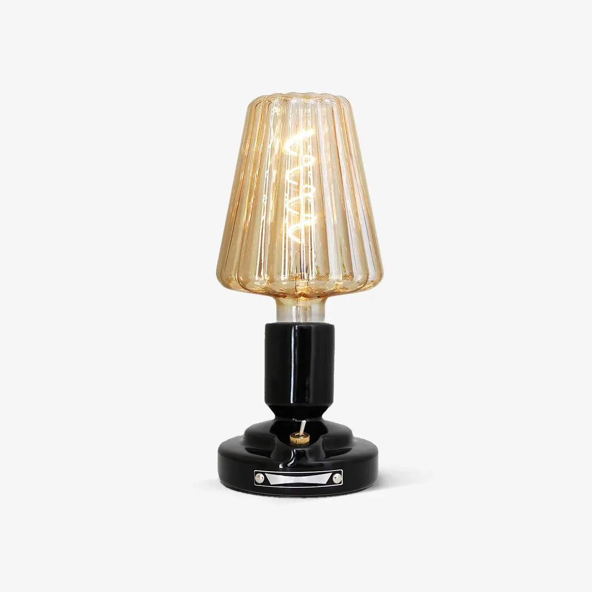 Soft Paddestoel glazen bureaulamp Easy-to-Use
