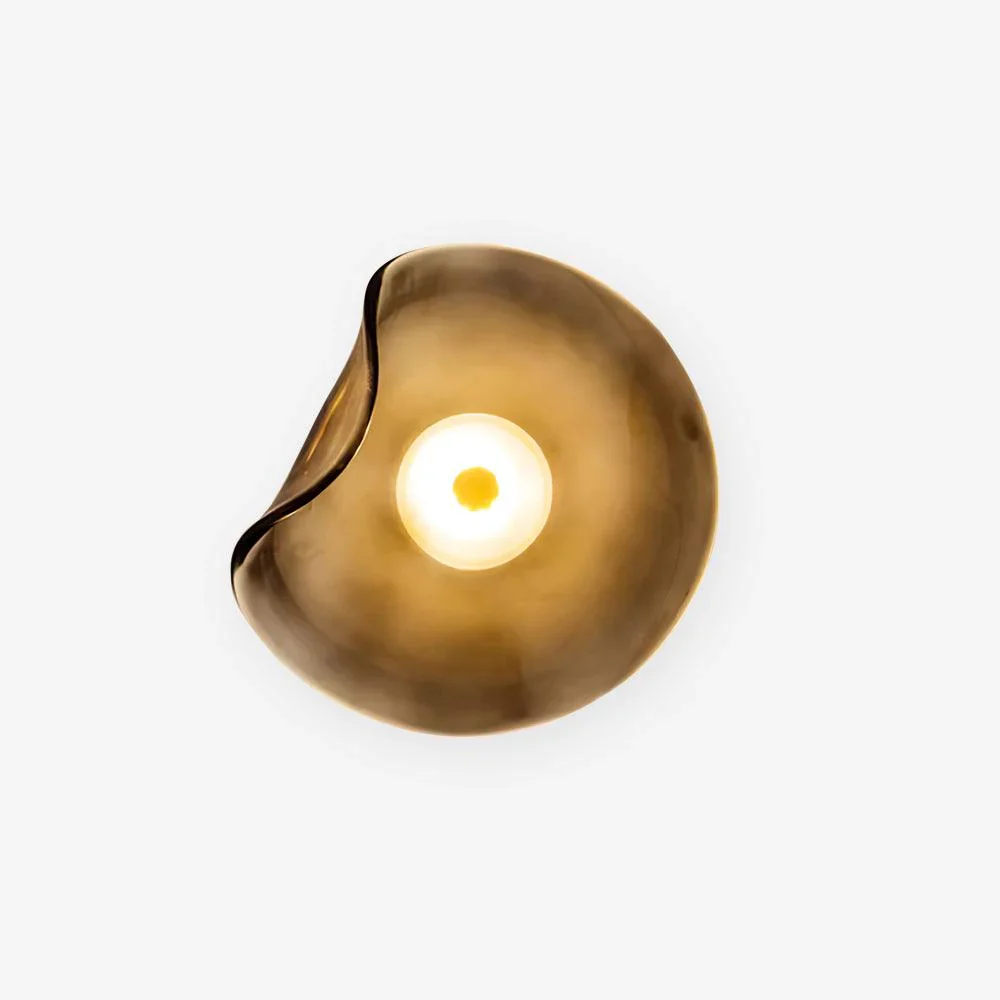 Fast Noordse ronde glazen wandlamp High-Grade