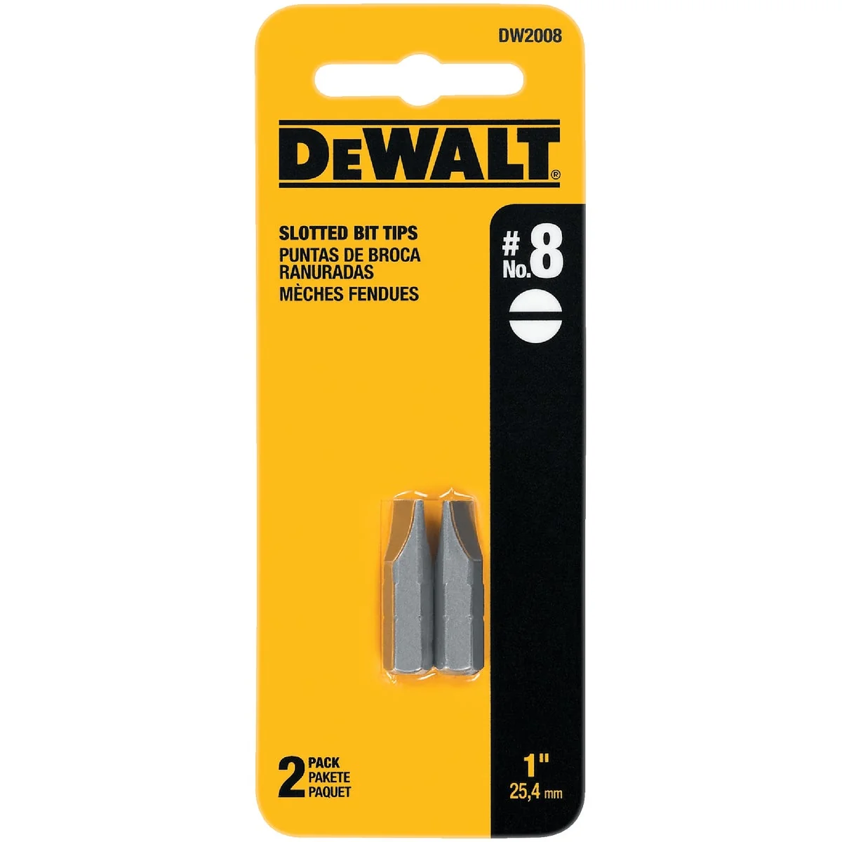 Premium DeWalt Slotted 8 1 In. Insert Screwdriver Bit Reusable