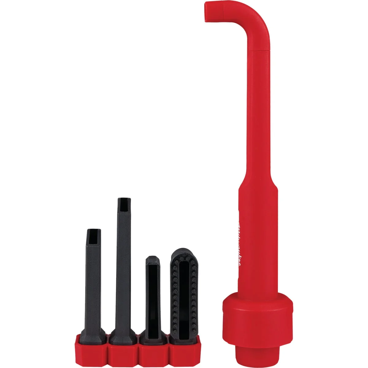 Reusable Milwaukee AIR-TIP 1-1 4 In. - 2-1 2 In. 4-In-1 Right Angle Vacuum Accessory Kit 6-Piece Exceptional