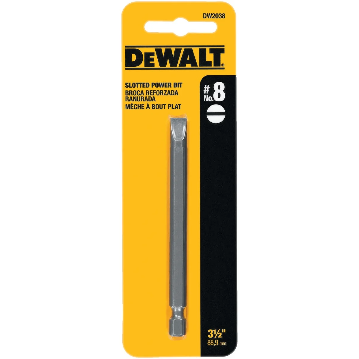 Safe DeWalt Slotted 8 3-1 2 In. 1 4 In. Power Screwdriver Bit Stylish