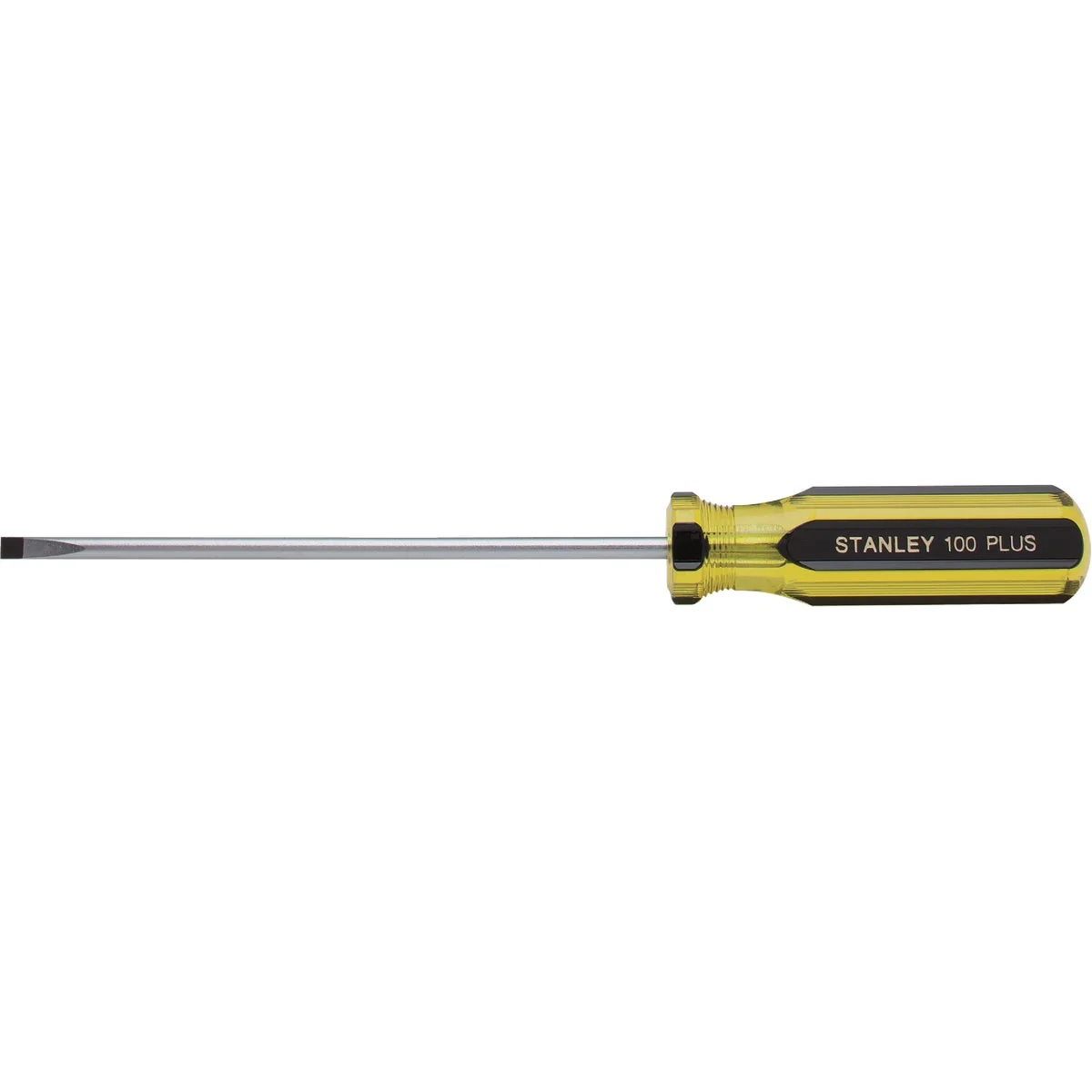 Minimalist Stanley 100 PLUS 3 16 In. x 6 In. Cabinet Tip Slotted Screwdriver Certified