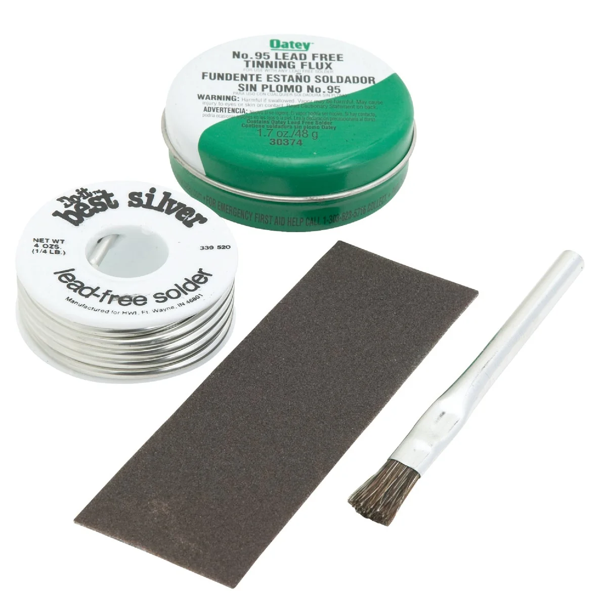 Prestigious Do it Silver Lead- 1 4 Lb. No. 95 Solder Kit Authentic
