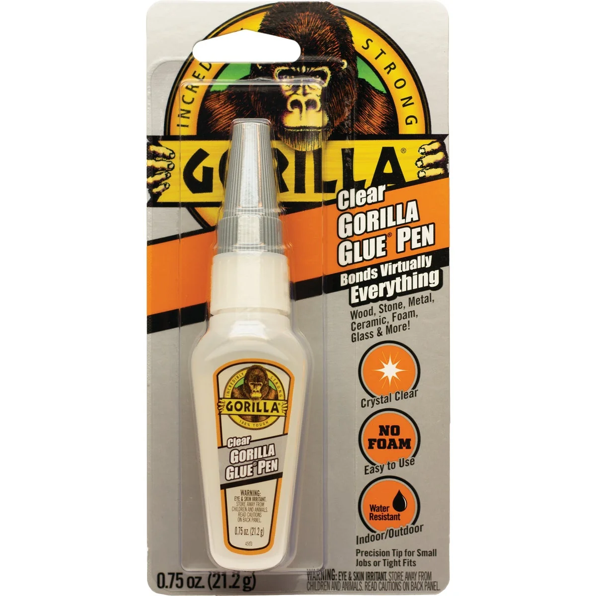 Certified Gorilla 0.75 Oz. Clear All-Purpose Glue Pen Practical