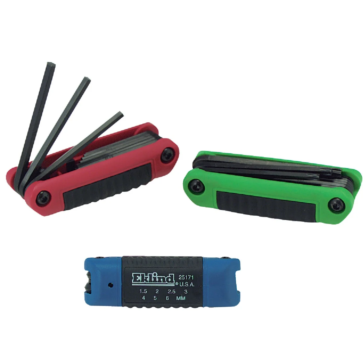 Secure Eklind Metric Standard Hex Key Set 24-Piece Stylish