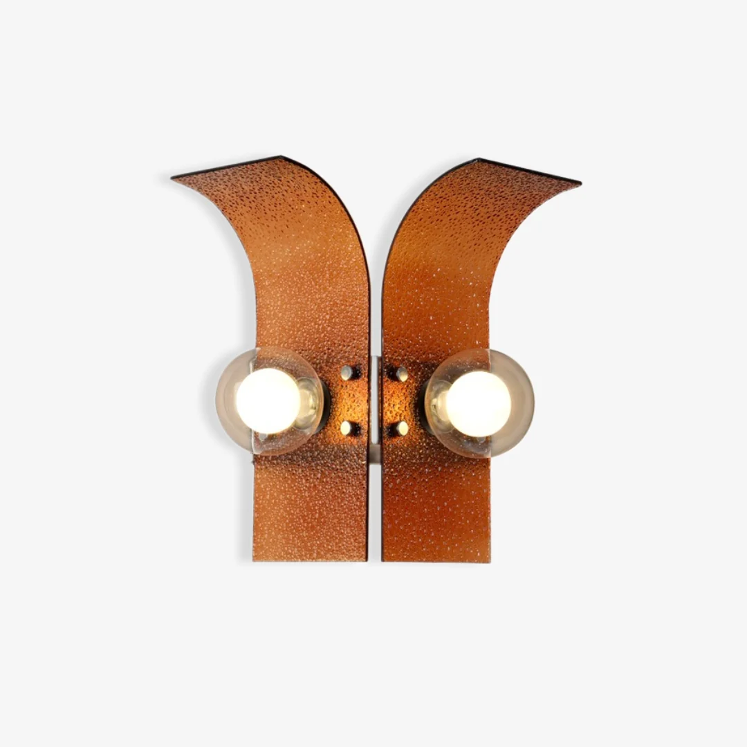 Safe Bauhaus glazen wandlamp Efficient
