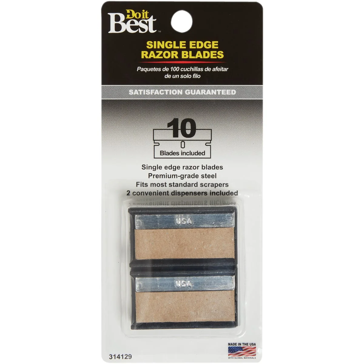 Artisan Do it Single Edge Razor Blades 10-Pack Reusable