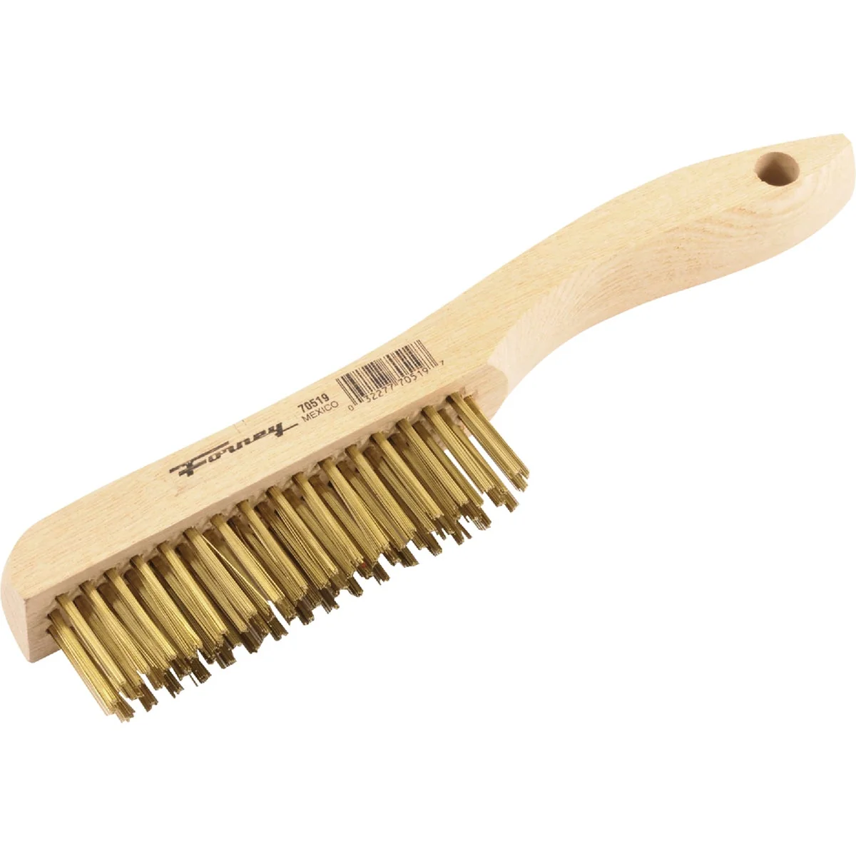 Advanced Forney 10-1 4 In. Shoe Handle Wire Brush with Brass Bristles Luxury