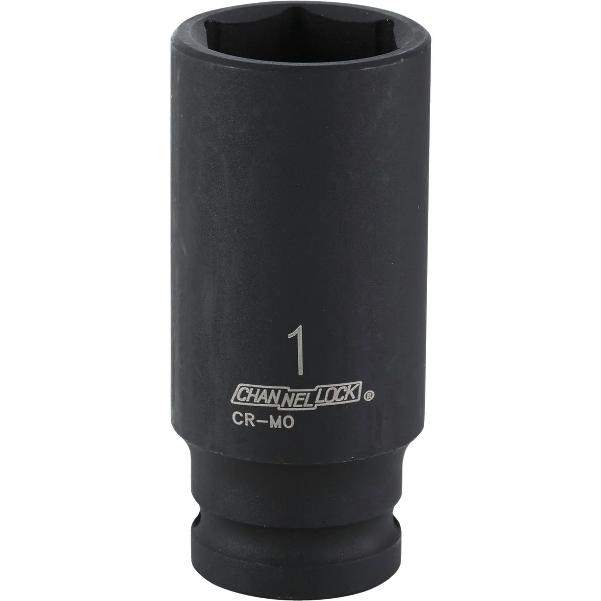 Expertly Made Channellock 1 2 In. Drive 1 In. 6-Point Deep Standard Impact Socket Detailed