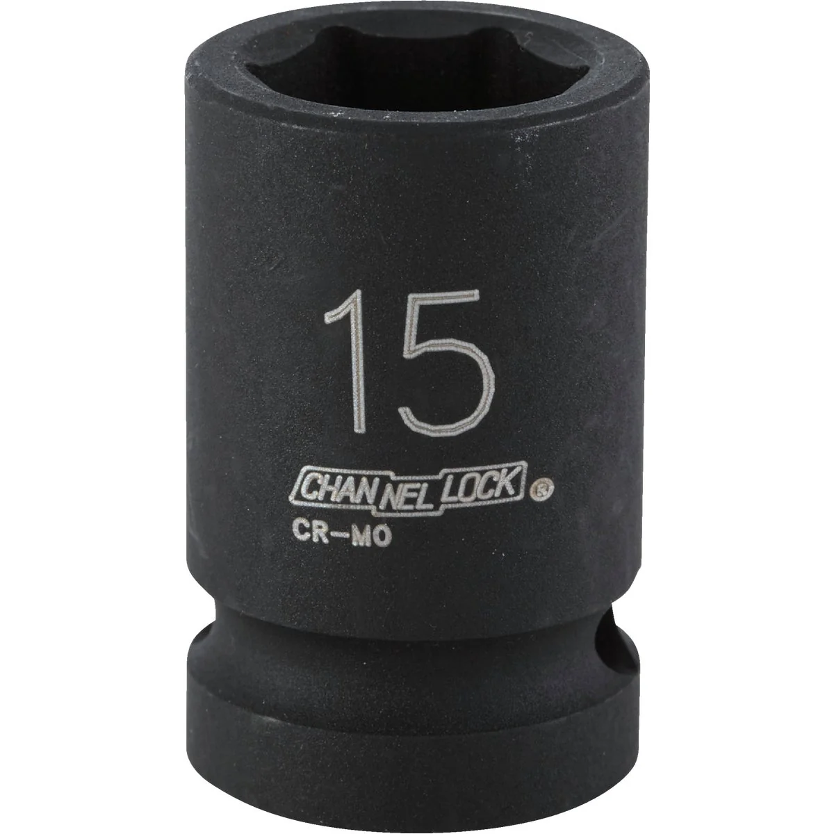 Efficient Channellock 1 2 In. Drive 15 mm 6-Point Shallow Metric Impact Socket Refined