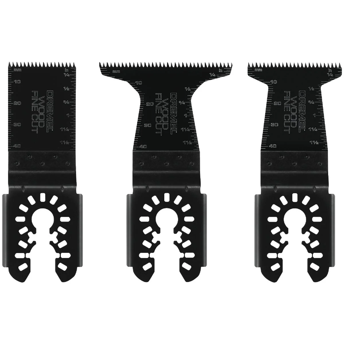 Smooth Dremel Universal Wood Fine Cut Oscillating Blade Assortment 3-Piece Elite