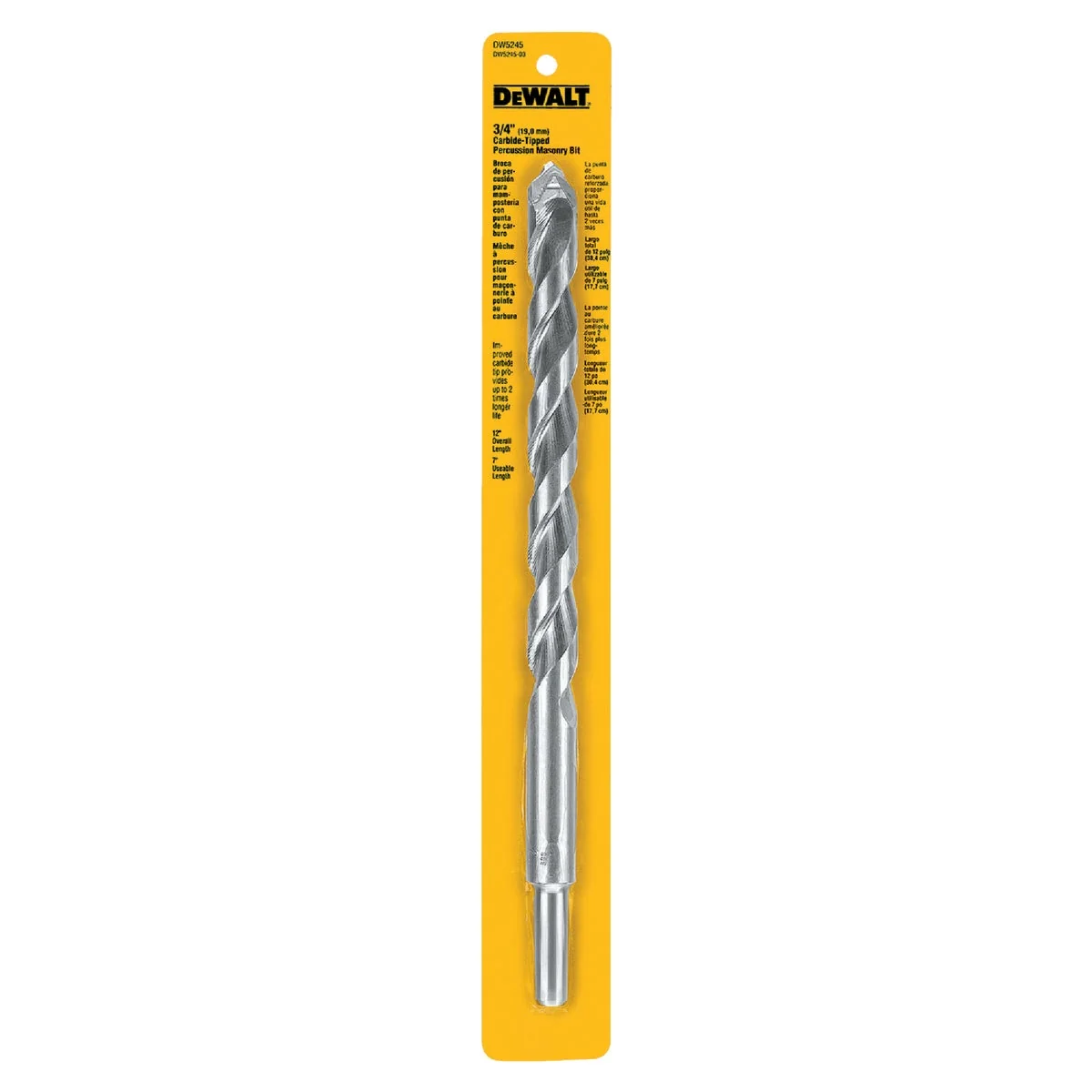 Elegant DeWalt 3 4 In. x 12 In. Masonry Drill Bit Natural