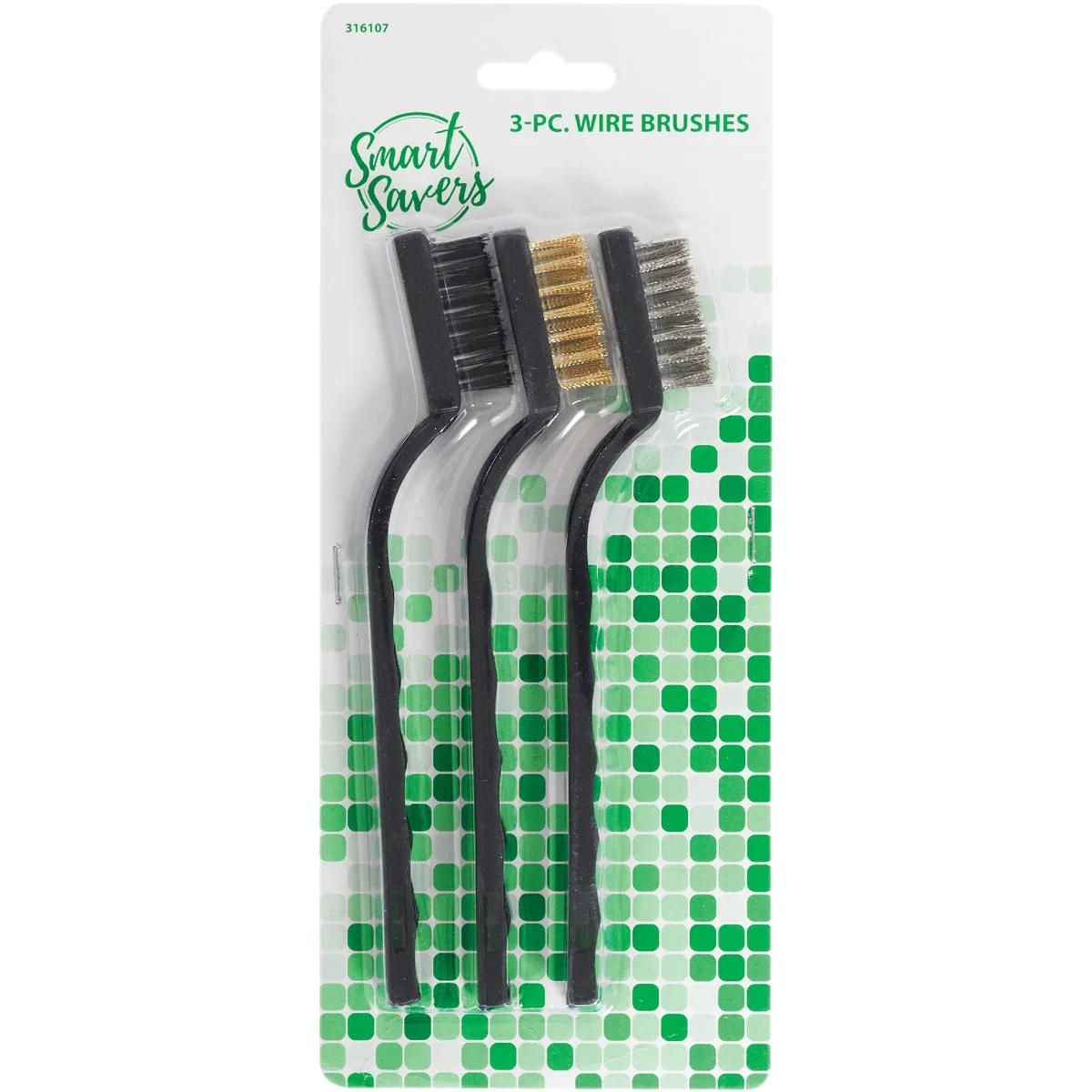 User-Friendly Smart Savers Wire Brush Set 3-Pack Functional