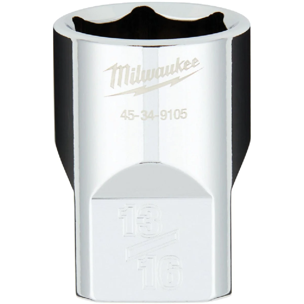 Practical Milwaukee 1 2 In. Drive 13 16 In. 6-Point Shallow Standard Socket with FOUR FLAT Sides Optimized