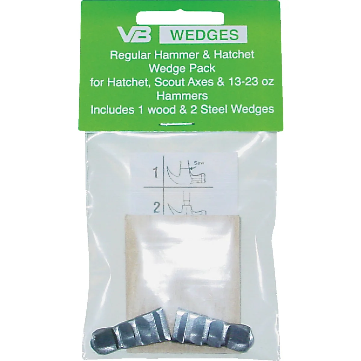 Premium Material Do it Wood Steel Hammer and Hatchet Handle Wedge Carefully Designed