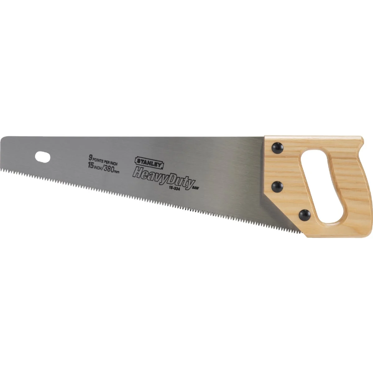 Fast Stanley 15 In. L. Blade 9 PPI Hardwood Handle Hand Saw Carefully Designed