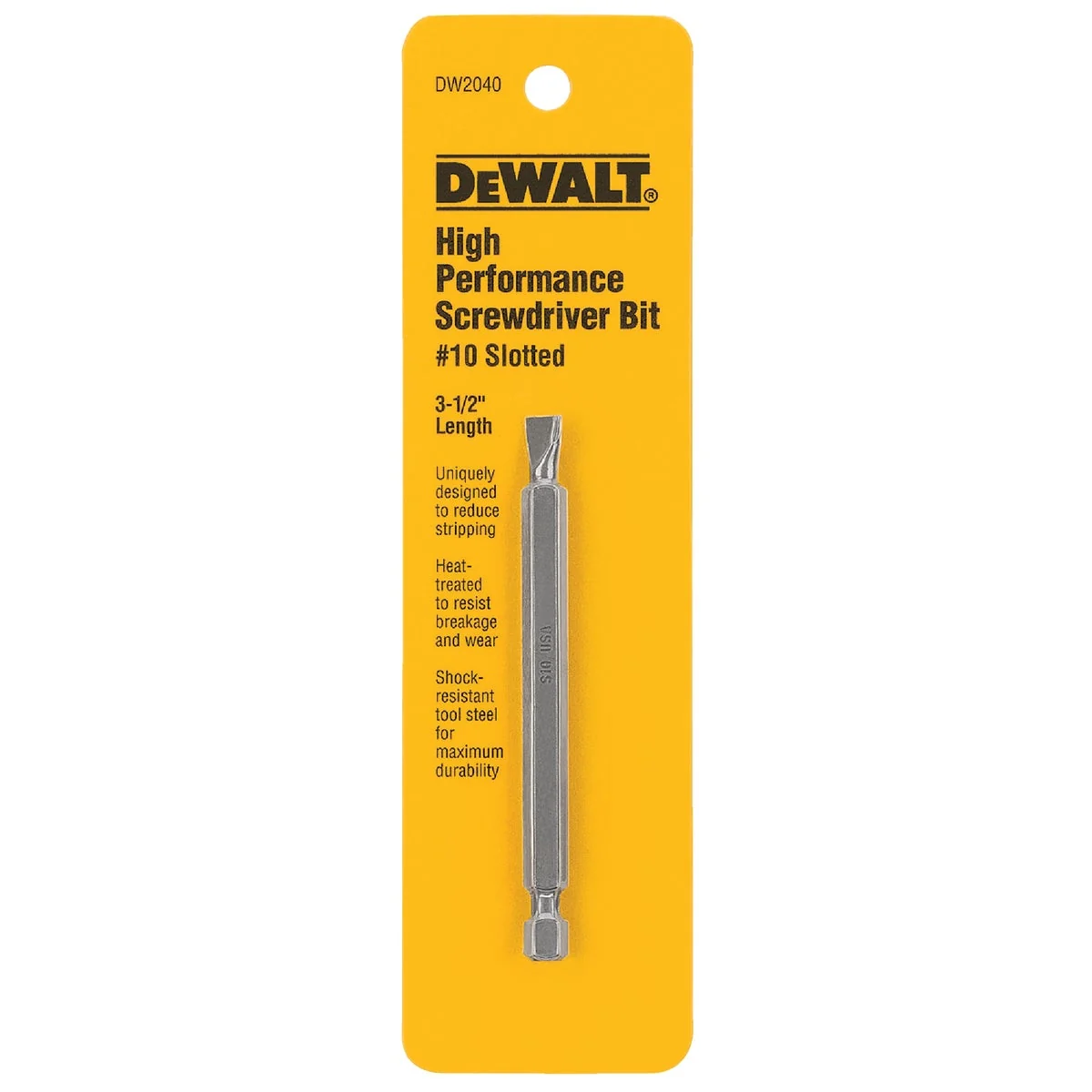 Exceptional DeWalt Slotted 10 3-1 2 In. 1 4 In. Power Screwdriver Bit Eco-Friendly