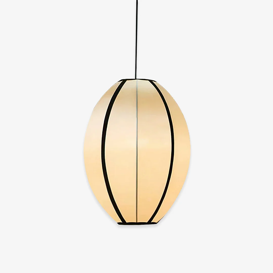 Recyclable Zijden ovale hanglamp High-Grade