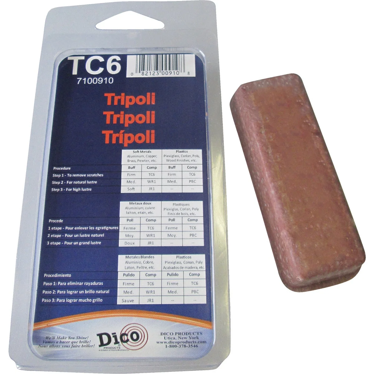 Convenient Dico Tripoli 4 Oz. Buffing Compound Minimalist