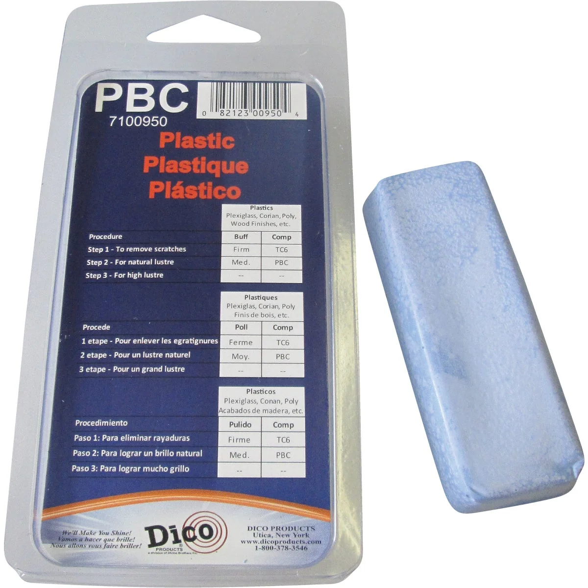Quality Dico Plastic 4 Oz. Buffing Compound Stylish