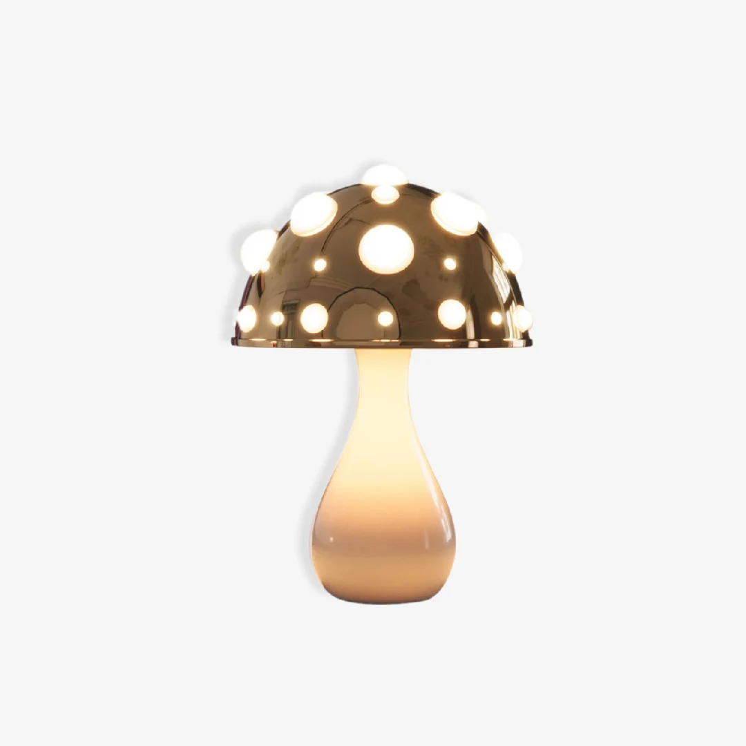 Expertly Made Dekor Bruine Paddestoel Tafellamp User-Friendly