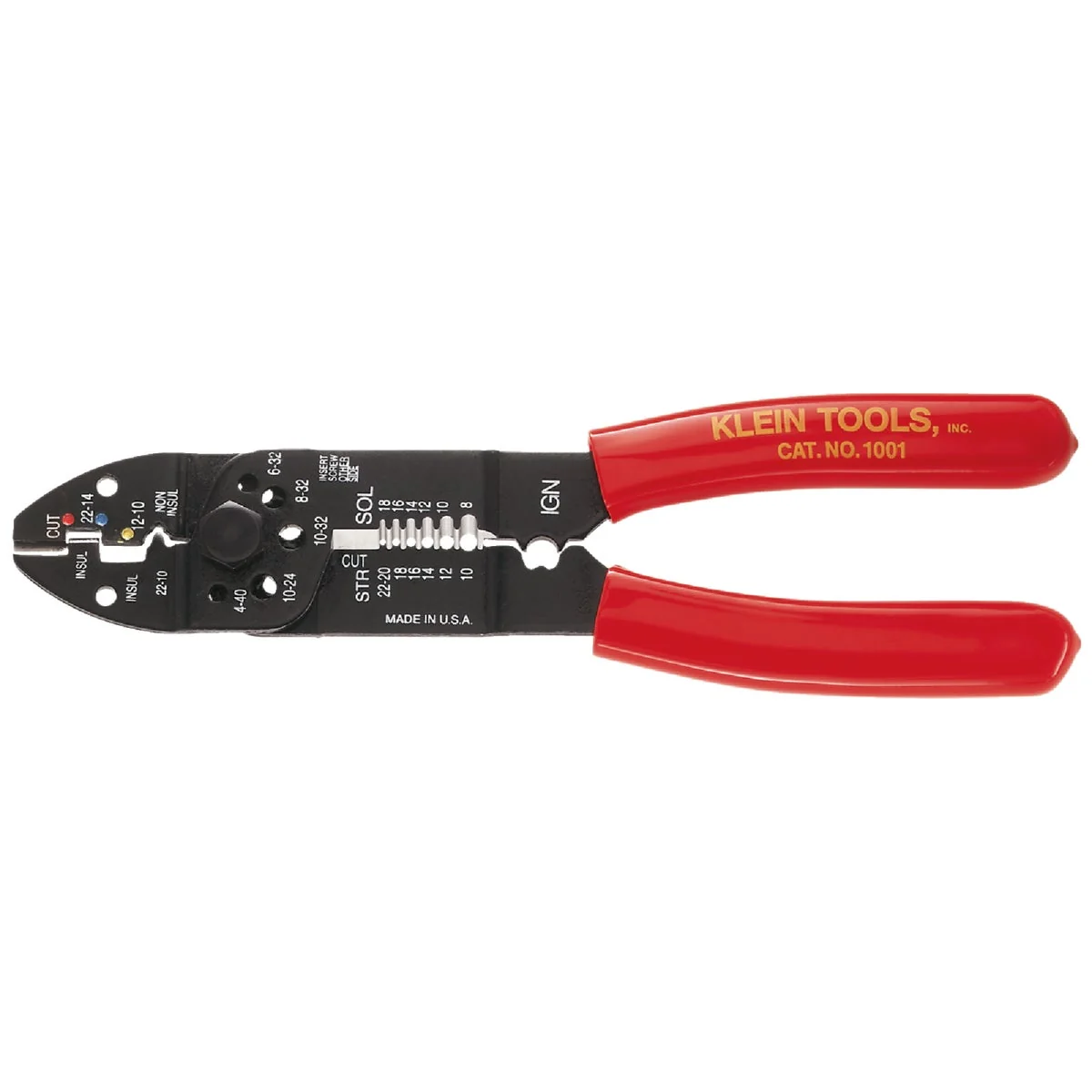 Exclusive Klein 8-1 2 In. All-Purpose Electrician Crimper Stripper Green