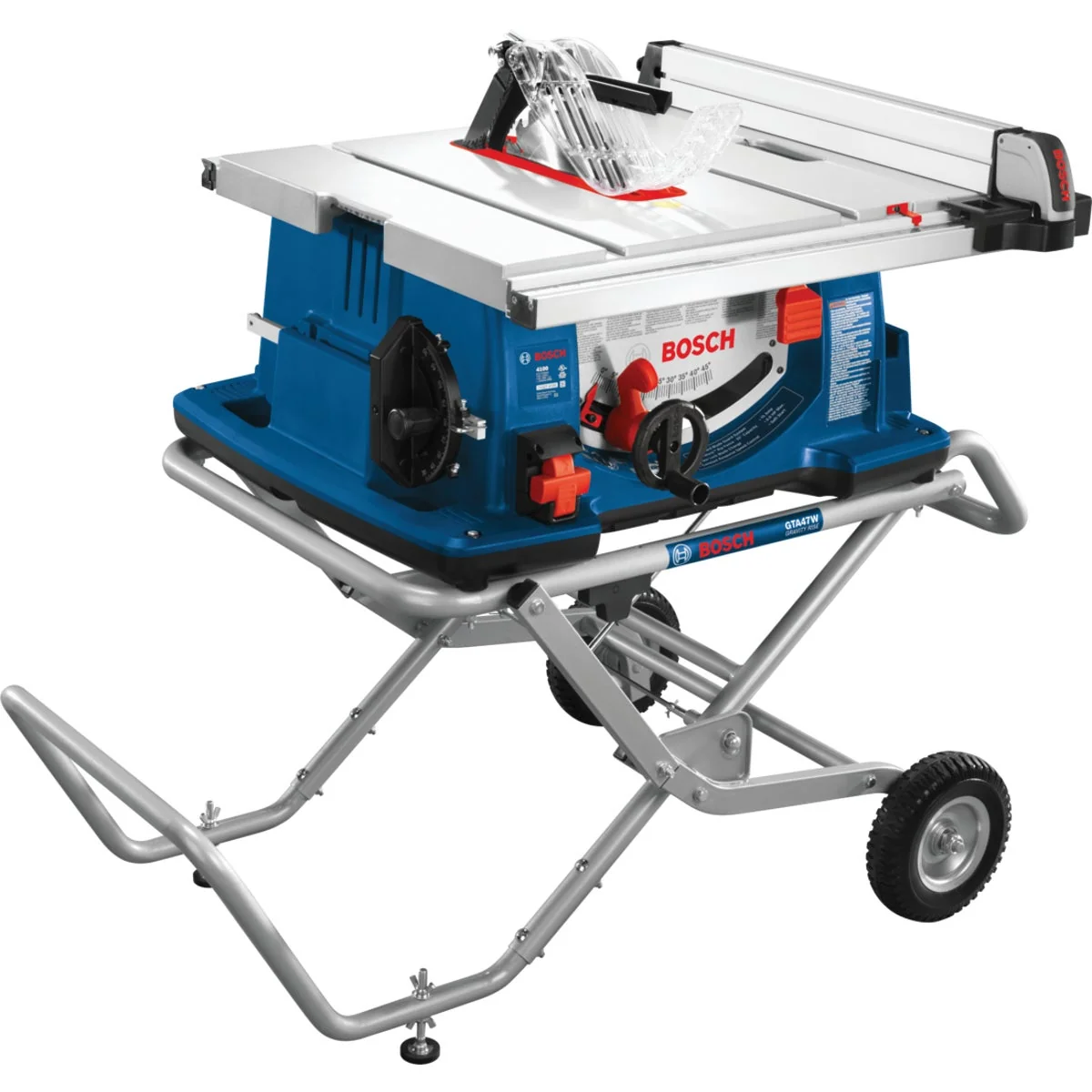 Efficient Bosch 15-Amp 10 In. Job Site Table Saw with Wheeled Stand Sophisticated