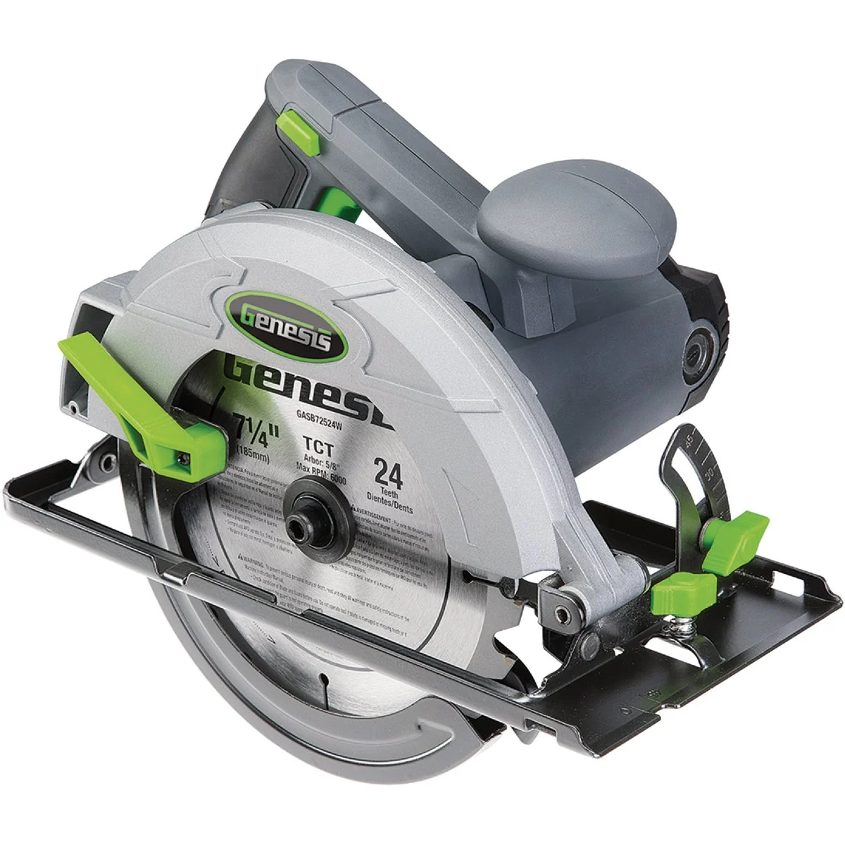 Fine Genesis 13A 7-1 4 In. Circular Saw with Rip Guide Solid