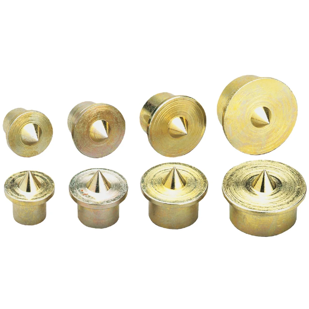 High-Grade Way Tools Plated Steel Dowel Center Set 8-Piece Expertly Made