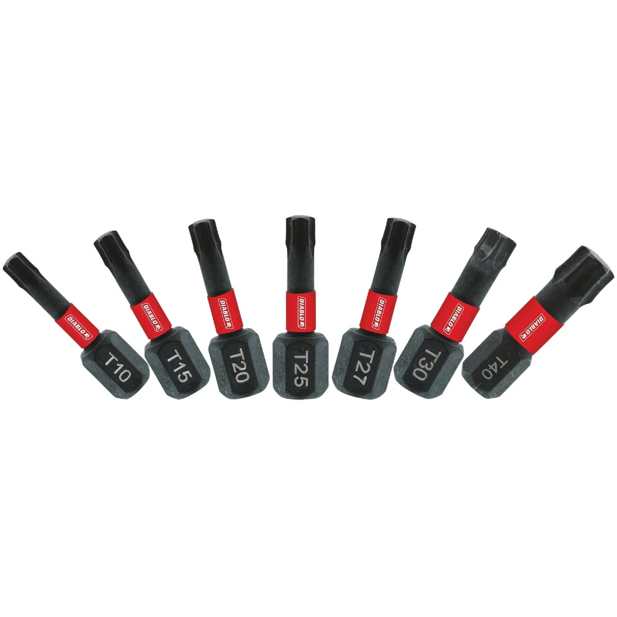 Secure Diablo 1 In. Torx Security Impact Screwdriver Bit Set 7-Piece Detailed