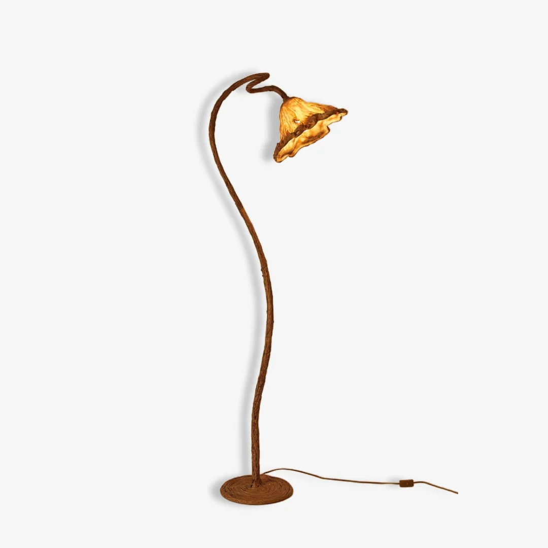 Fine Wabi-Sabi Lotus-vloerlamp Outstanding