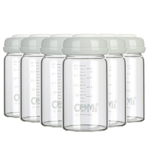 Artisan Wide Neck Glass Breastmilk Collection n Storage Bottle Pure