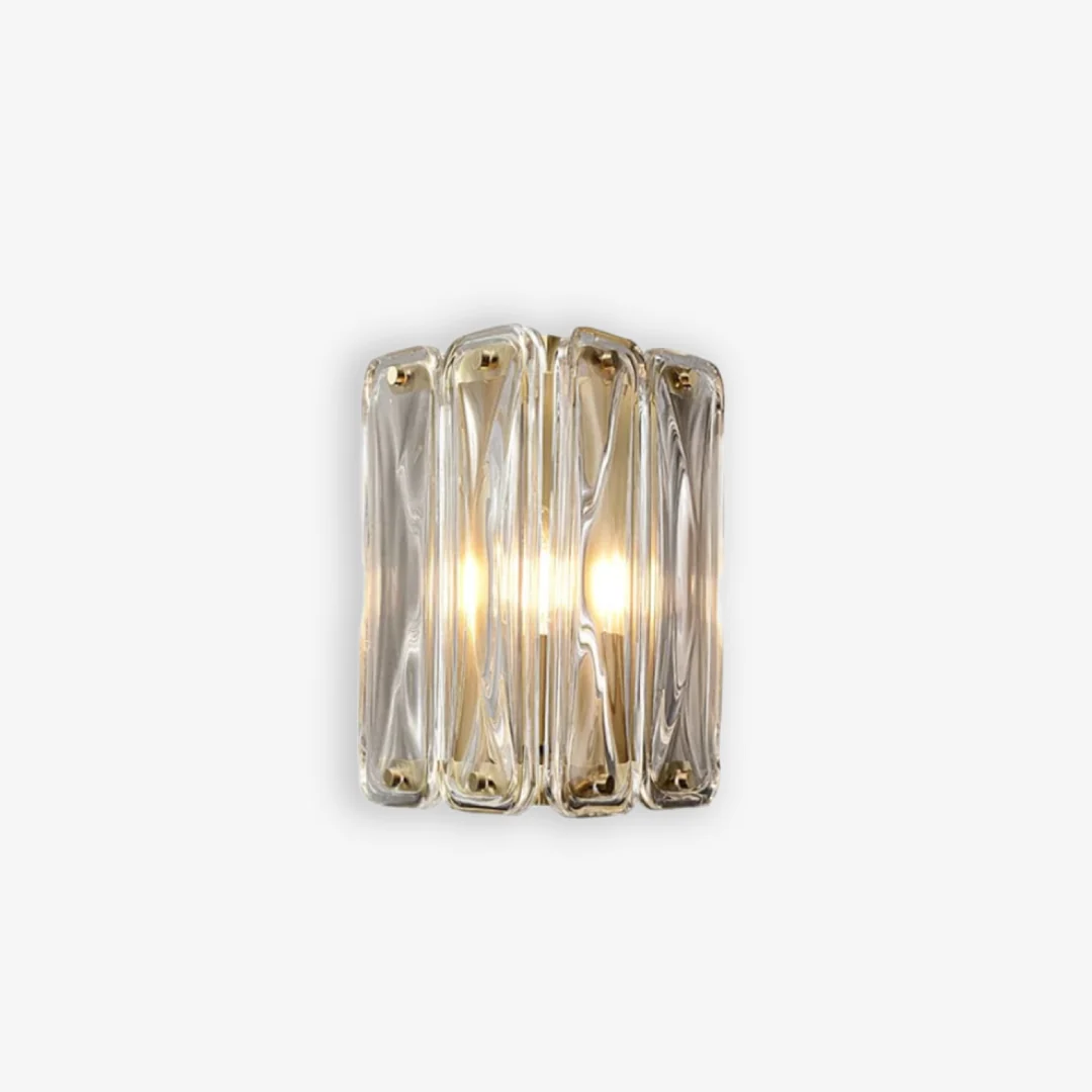 Secure Veelhoekige kristallen wandlamp Superior
