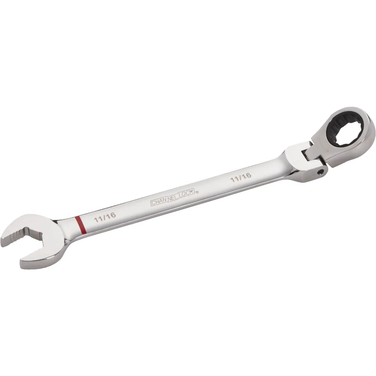 Responsible Channellock Standard 11 16 In. 12-Point Ratcheting Flex-Head Wrench Verified