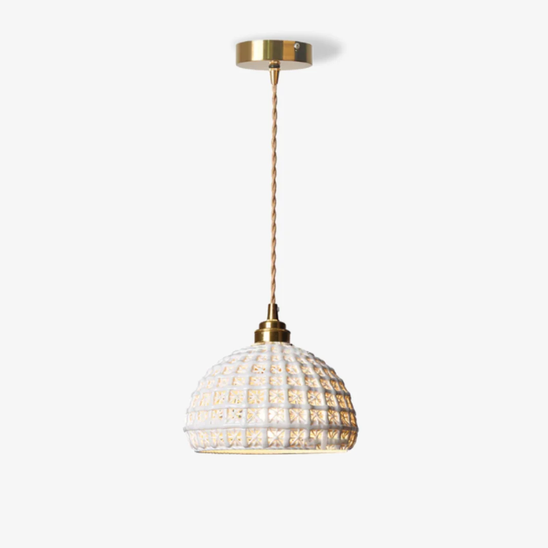 Environmentally Friendly Keramische halve cirkel hanglamp Advanced